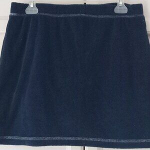 R & R Sport Tennis Skirt-Shorts Under Skirt navy blue soft material size 12